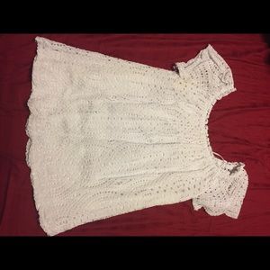 Lilly Pulitzer White Eyelet Lace Marble Top